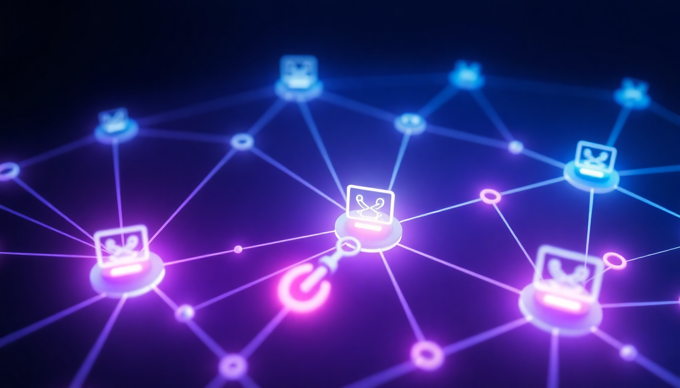 Network diagram showing interconnected websites and link relationships